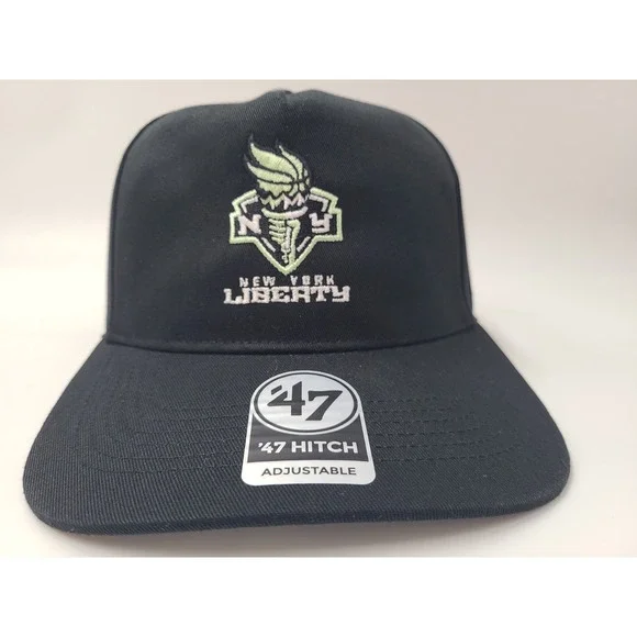 New York Liberty 47 Brand Hitch Snapback Hat Cap NYL Adult WNBA Basketball Black